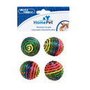 Kit 4 Regenbogen-Peludita-Bälle