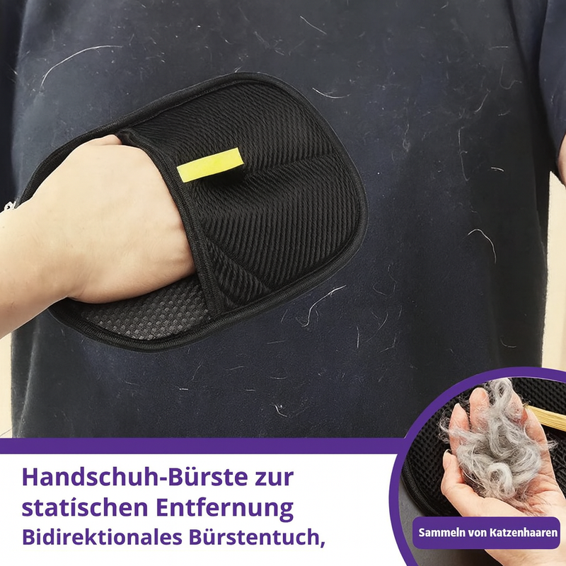 Elektrostatischer Handschuh zur Tierhaarentfernung – Peludita
