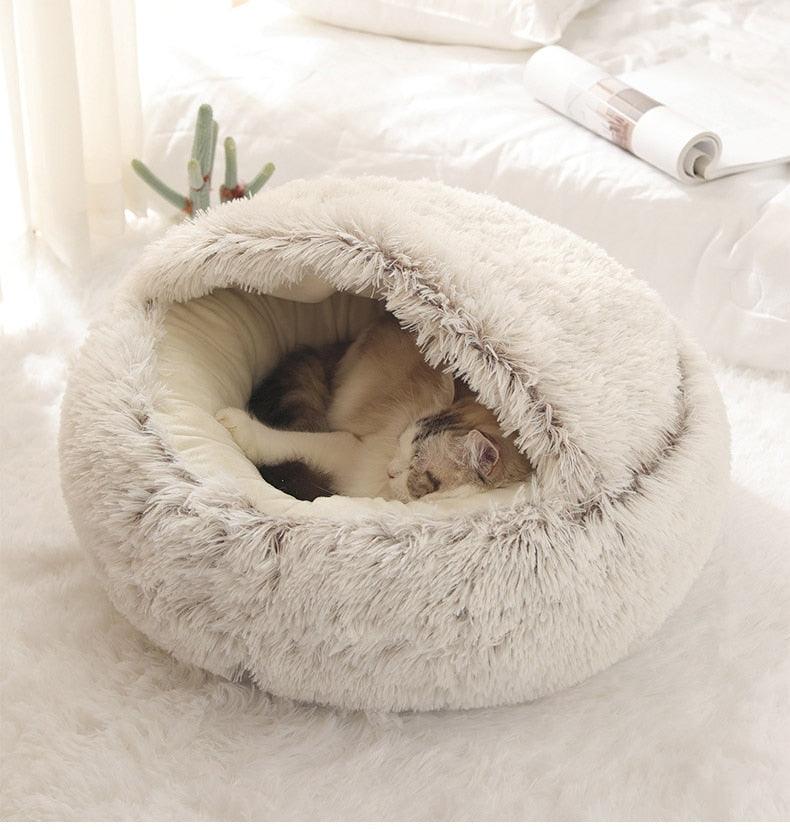 Flauschiges Bett 